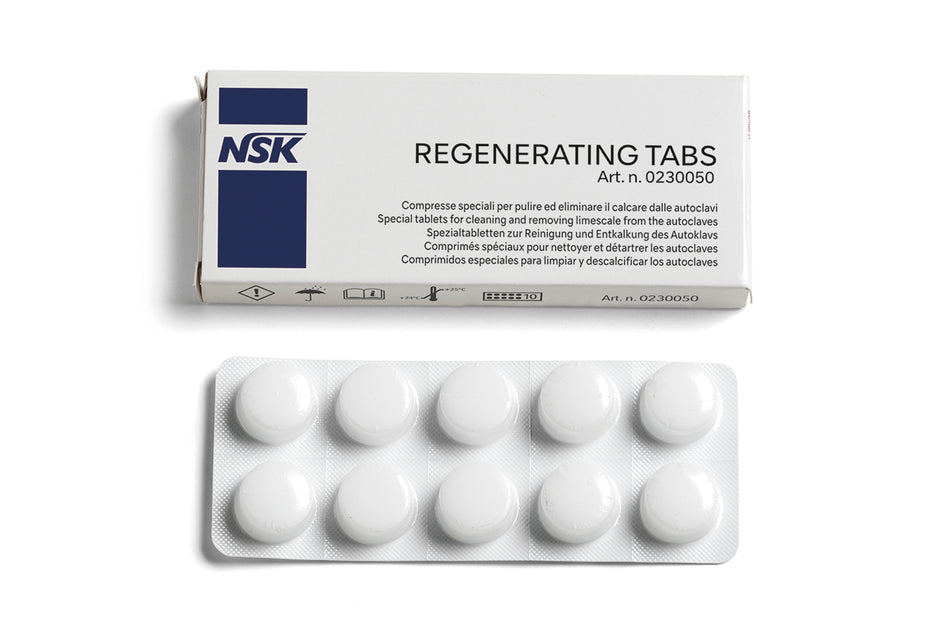 Rengøringstabletter, pakning med 10 stk