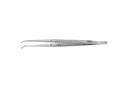 Pincet anatomisk buet med eller uden diamantbelægning, 18 cm