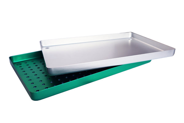 Aluminium kassettebund 28 x 18 cm (vælg med/uden huller)