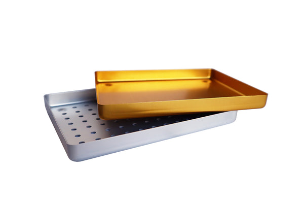 Aluminium kassettebund 18 x 14 cm (vælg med/uden huller)