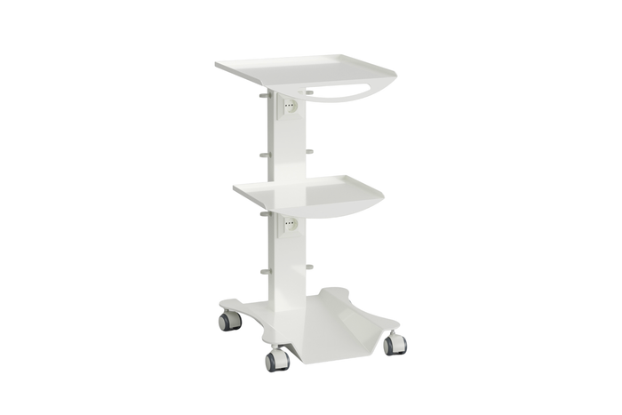 Komfort rullebord til kirurgi og endodonti, 2 hylder