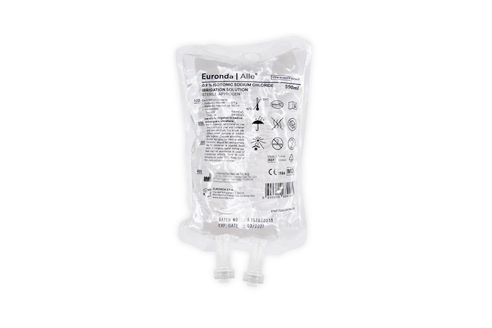 Komfort skyllevand natriumklorid, 15x 500 ml poser, Nyhed
