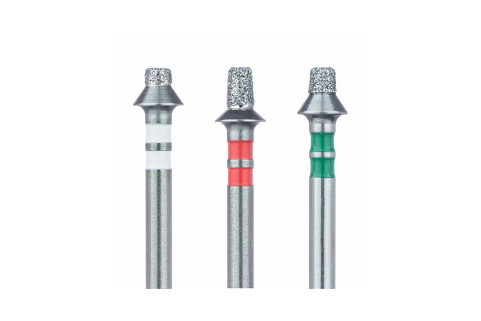 Tapered okklusal reduktionsdiamantbor, pakning med 5 stk (FG bor)