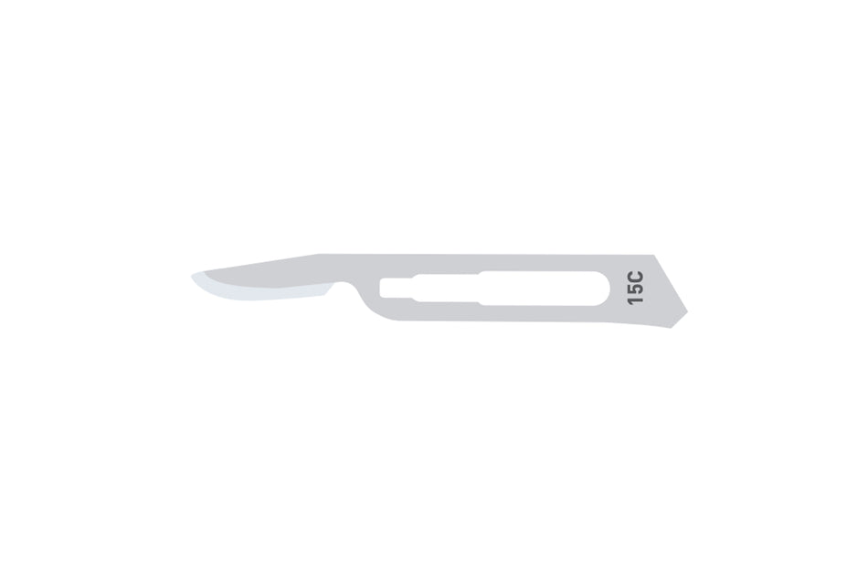 Skalpelblade nr. 15C mini, pakning med 100 stk.