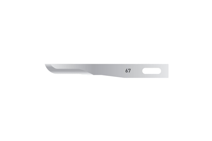 Mikro skalpelblade nr. 67, pakning med 25 stk