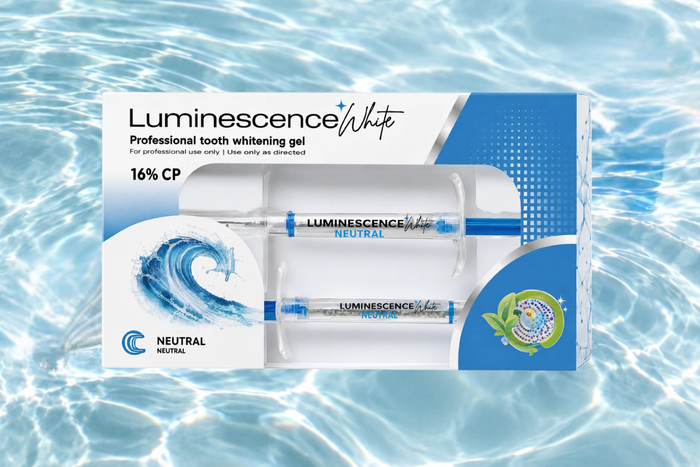 KOMFORT Luminiscence White 16 % tandblegningsgel 2×1,2 g