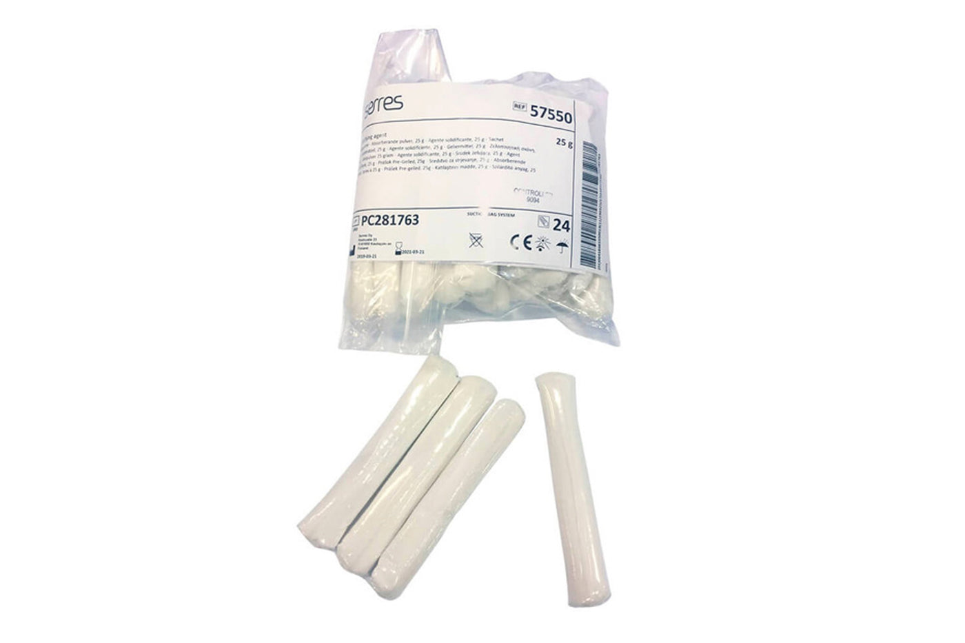 Absorptionspulver i poser 24 stk. á 25 g