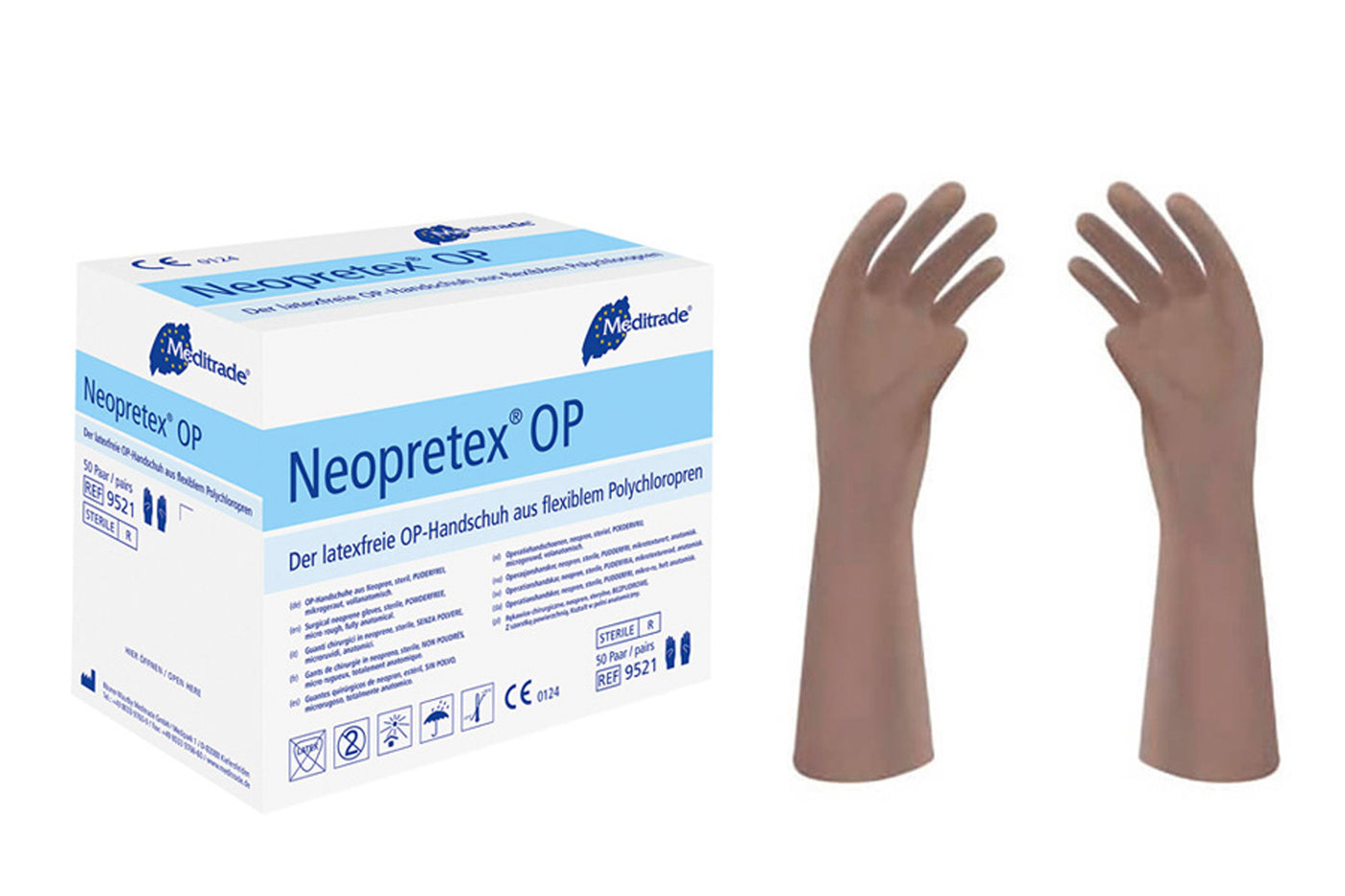 Neopretex handsker, pakning med 50 par