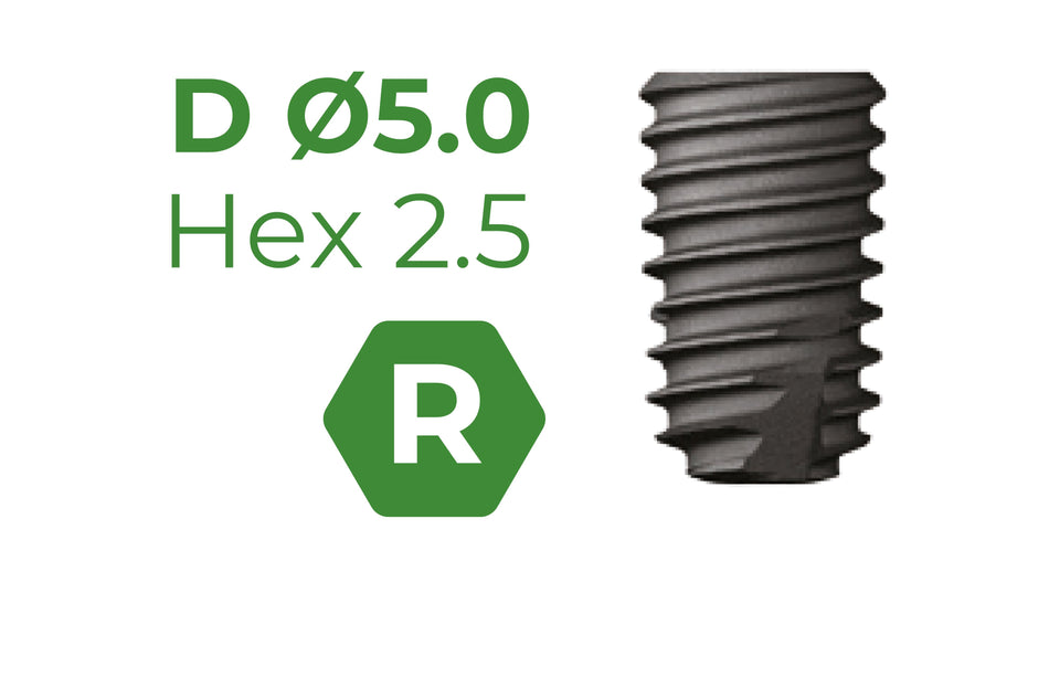 TSIII SA 5.0 mm Hex 2.5 Regular