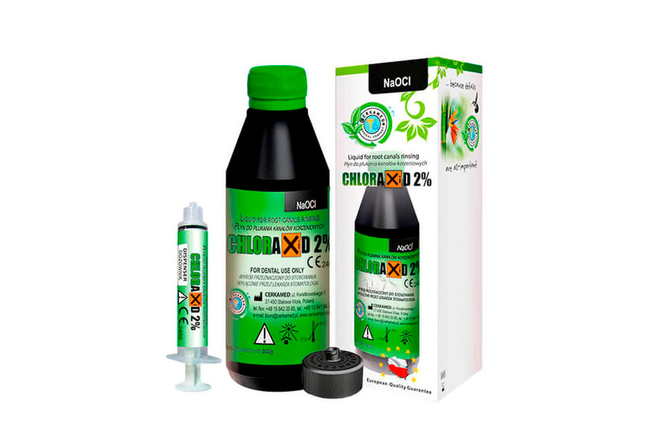 2% Natrium hypoklorit, flaske med 200 ml