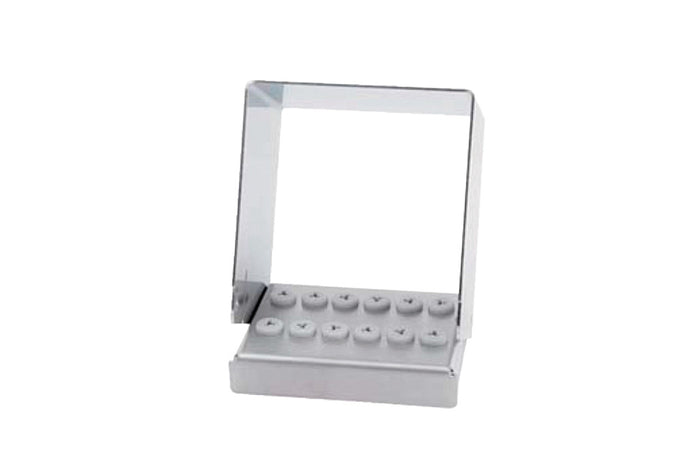 Komfort rustfri borholder for 12 bor HS