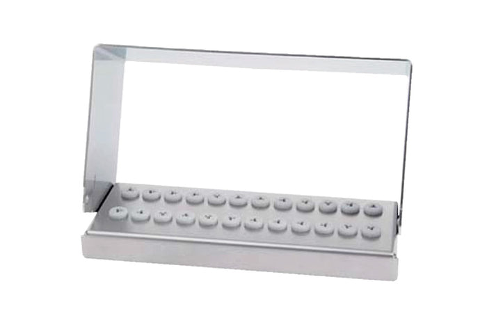 Komfort rustfriborholder for 24 bor HS