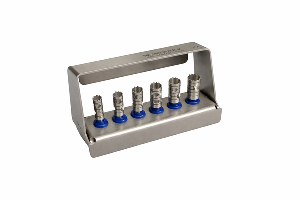 Lætgaard trepan borsæt, implantat eksplantation