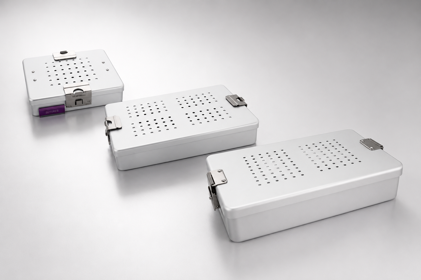 Sterilisation container med teflon filter