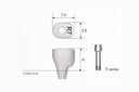 Custom healing abutment