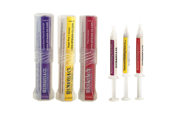 Polerpasta med diamantpartiker, til metal og keramik, pakning med 3 x 2,5 g.