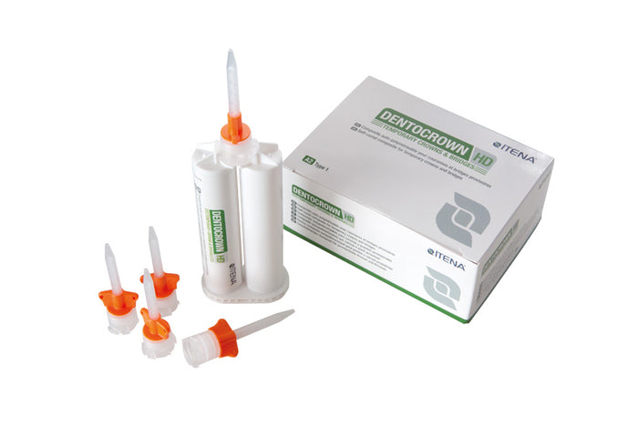 DentoCrown provisorisk akryl, pakning med 50 ml + 10 spidser