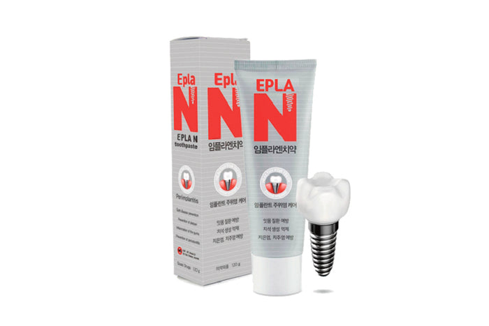 EPLA-N implantat tandpasta, pakning med 10 tuber af 120 g