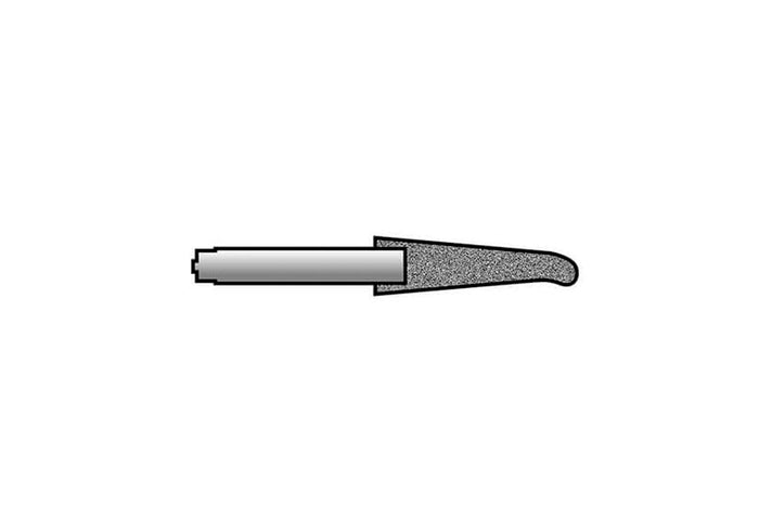 Gul - 50 Micron/Bevelformet 2 stk.