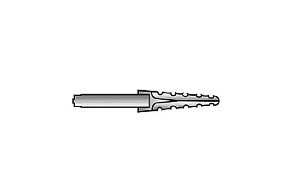 Gul - 50 Micron/Savblad knivformet 2 stk.
