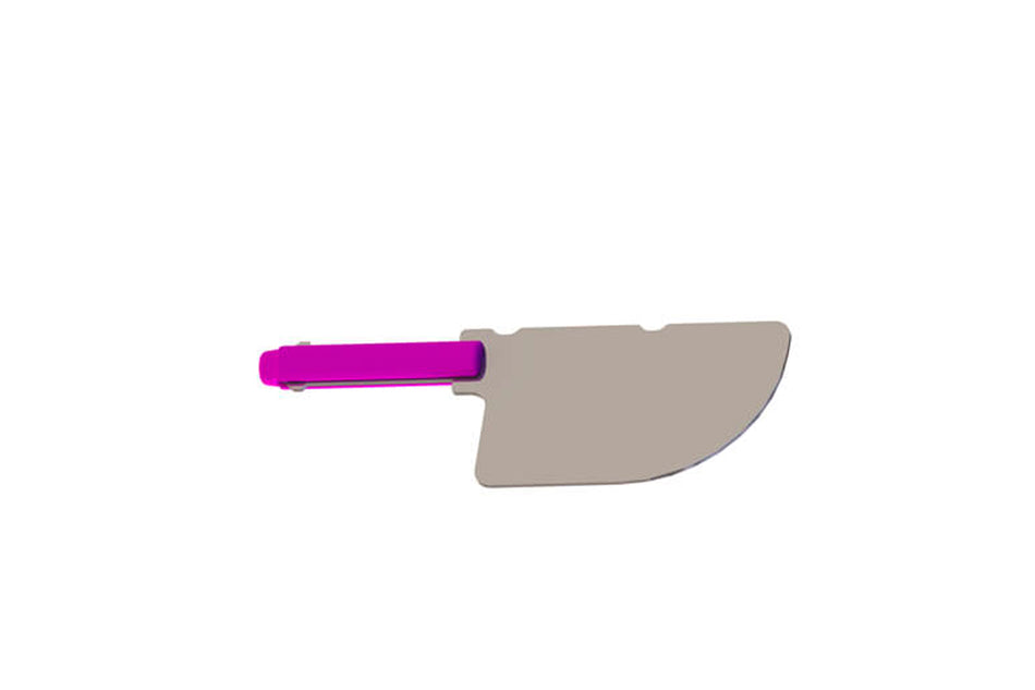 Venstreside slibende - violet, pakning med 2 stk