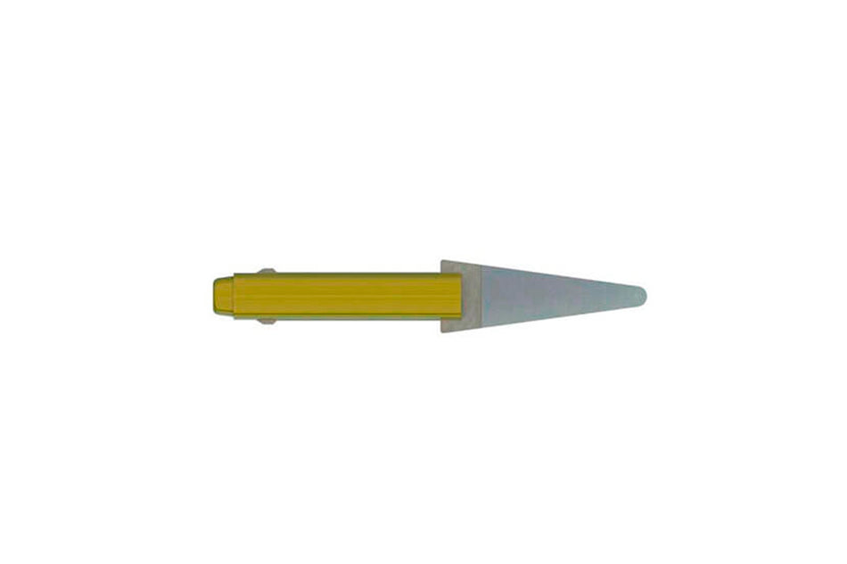 Guld - 75 Micron/Knivformet 2 stk.