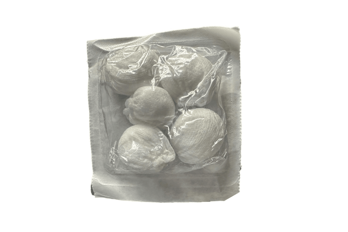 Sterile gazekrøller, Ø3-3,5 cm, pakning med 15 x 5 stk