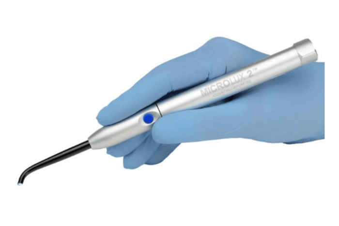 Microlux 2 DW lyspen, diagnosticerings instrument