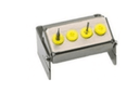 Borholder 4 cm Plug-In til 4 vinkelstykke bor