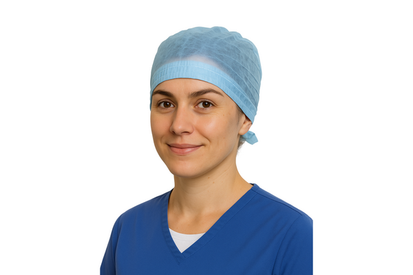 Vareprøve, Kirurgisk cap med bånd