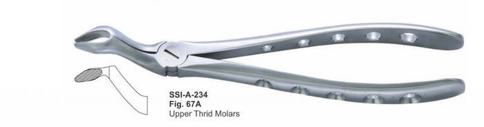 KOMFORT ekstraktionstang / Upper Third Molars / Fig. 67A