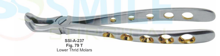 KOMFORT ekstraktionstang / Lower Third Molars  / Fig. 79T