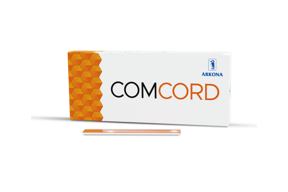 Comcord kompositbånd med fiberforstærkning, pakning med 6 cm