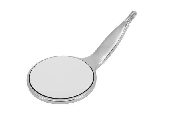 Mundspejl Mega FS Rhodium, pakning med 12 stk