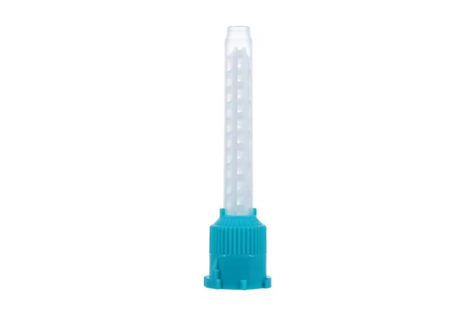 Turkis blandespidser til 1:1 50 ml patroner, pakning med 50 stk.