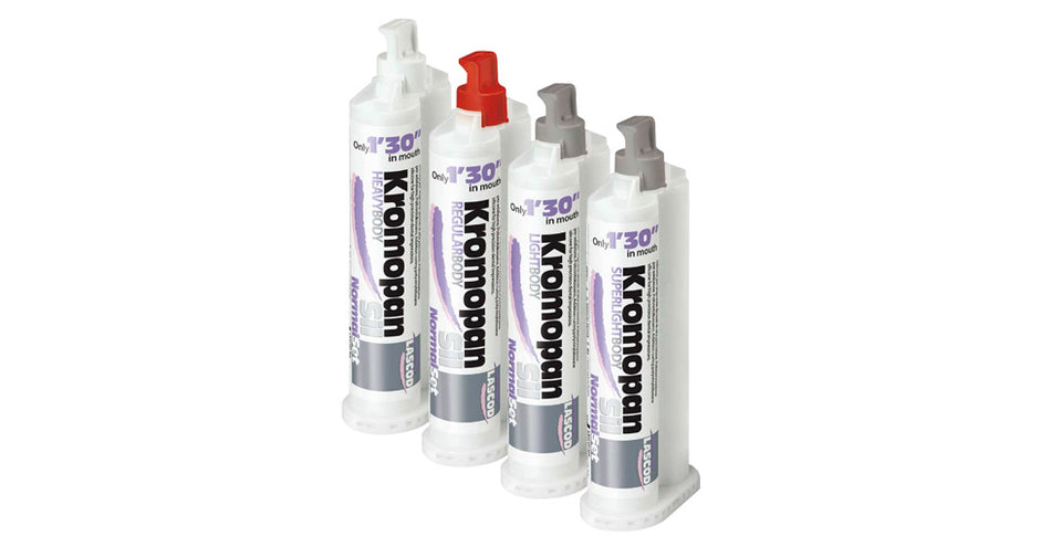 Kromopan A-silikone, pakning med 2 x 50 ml I selvblandende patroner