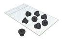 Silikone plugs, pakning med 8 stk